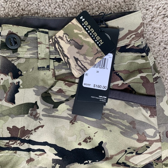 Under Armour Hunting Fleece Barren Camo Pants - Picture 8 of 8
